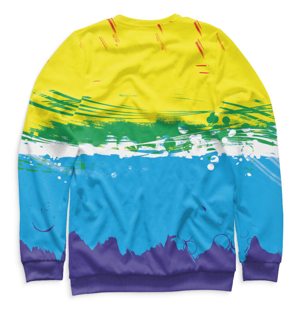 Женский свитшот с изображением I Love Graphic Design цвета Белый