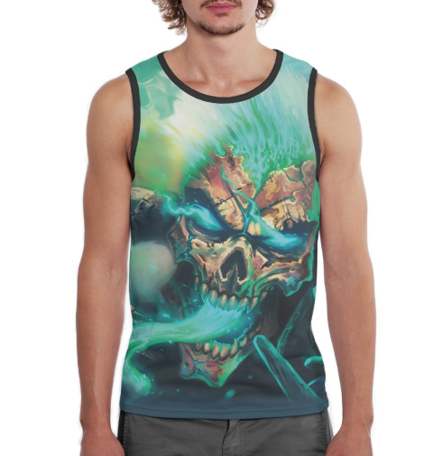 

Майки Print Bar, Белый, Череп