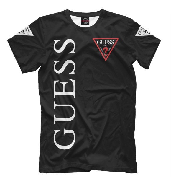 Футболка для мальчиков с изображением GUESS цвета Белый