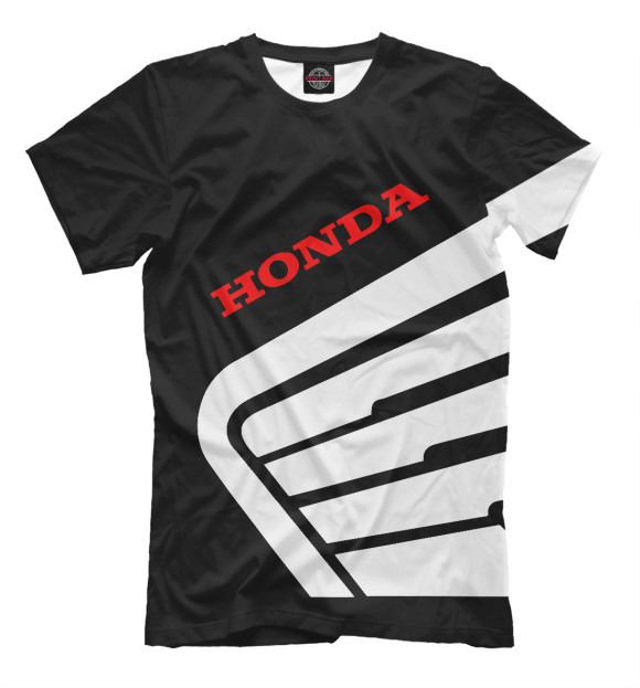 Мужская футболка с изображением Honda цвета Р‘РµР»С‹Р№
