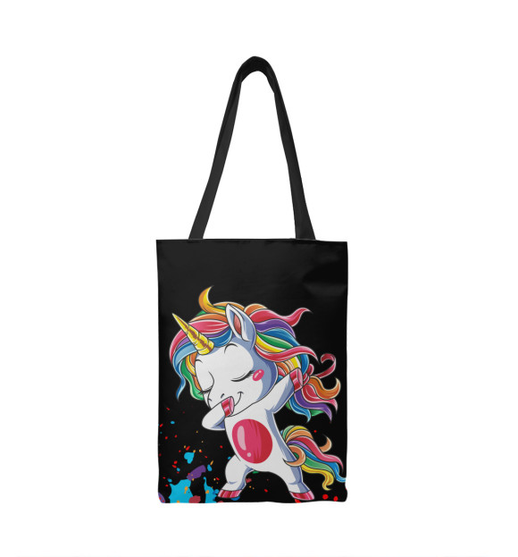 Сумка-шоппер с изображением Unicorn цвета 