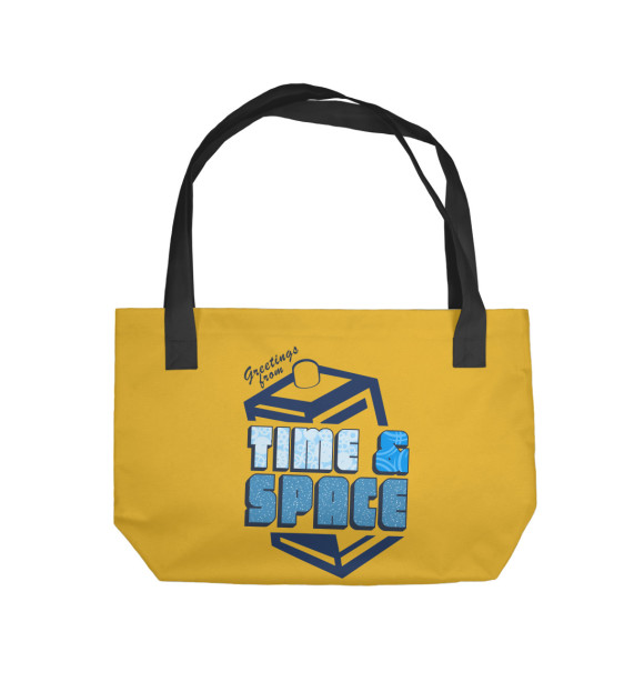 Пляжная сумка с изображением Time & Space цвета 