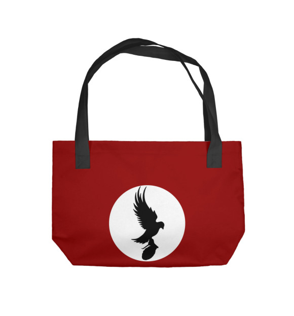 Пляжная сумка с изображением Hollywood Undead цвета 