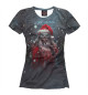 Женская футболка Zombie Santa