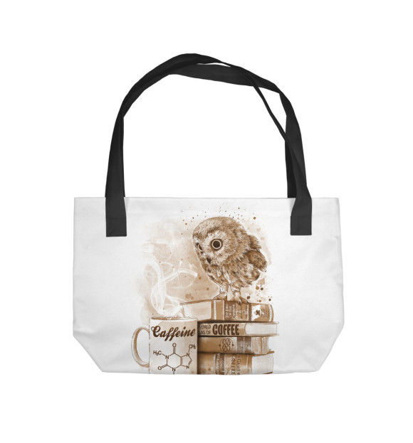 Пляжная сумка с изображением Owl цвета 