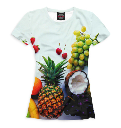 

Футболки Print Bar, Белый, Фрукты