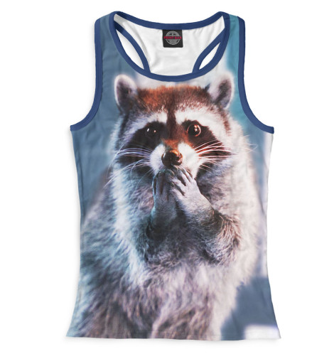 

Майки борцовки Print Bar, Белый, Енот