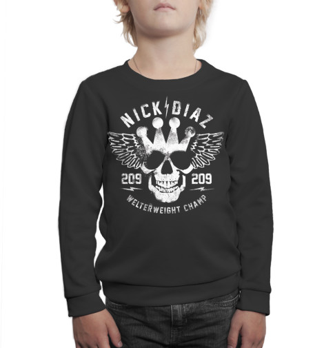 

Свитшоты Print Bar, Белый, Ник Диас