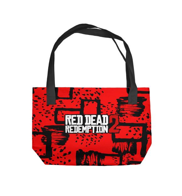 Пляжная сумка с изображением RED DEAD REDEMPTION 2 цвета 