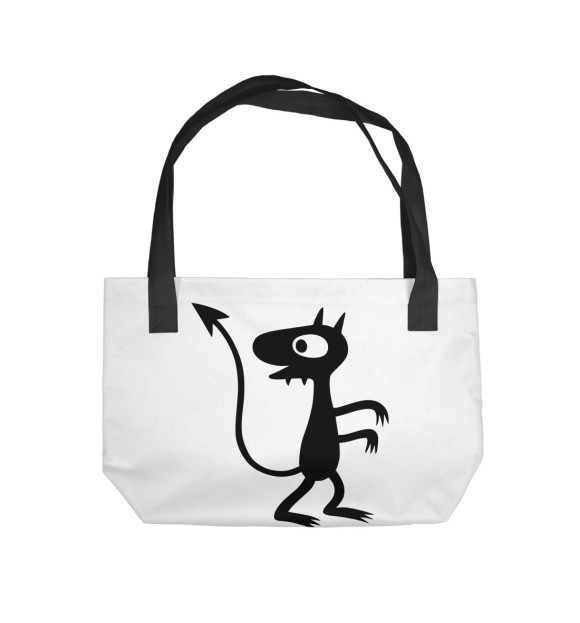 Пляжная сумка с изображением Люси цвета 