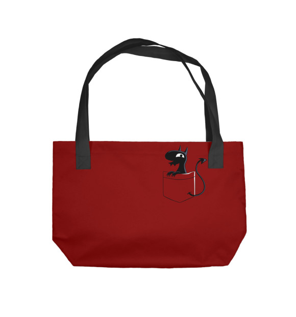 Пляжная сумка с изображением Карманный Люси цвета 