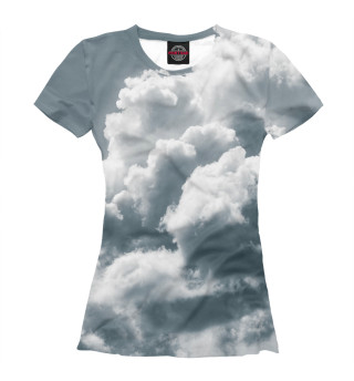 Женская футболка Облака