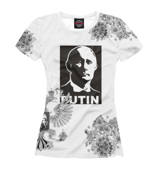 Женская футболка Putin