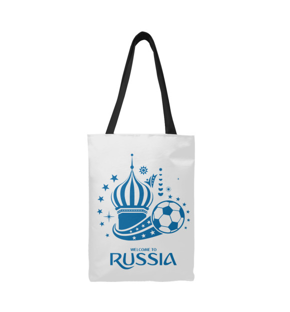 Сумка-шоппер с изображением Футбол России цвета 