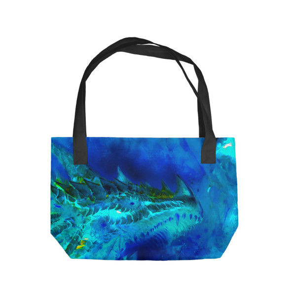 Пляжная сумка с изображением Дракон цвета 