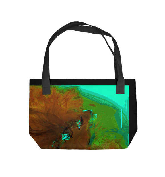 Пляжная сумка с изображением Dark souls 3 цвета 