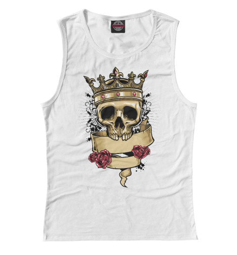 

Майки Print Bar, Белый, Skull Lord