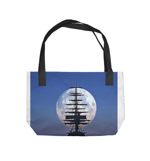 Пляжная сумка с изображением Ship boat цвета 