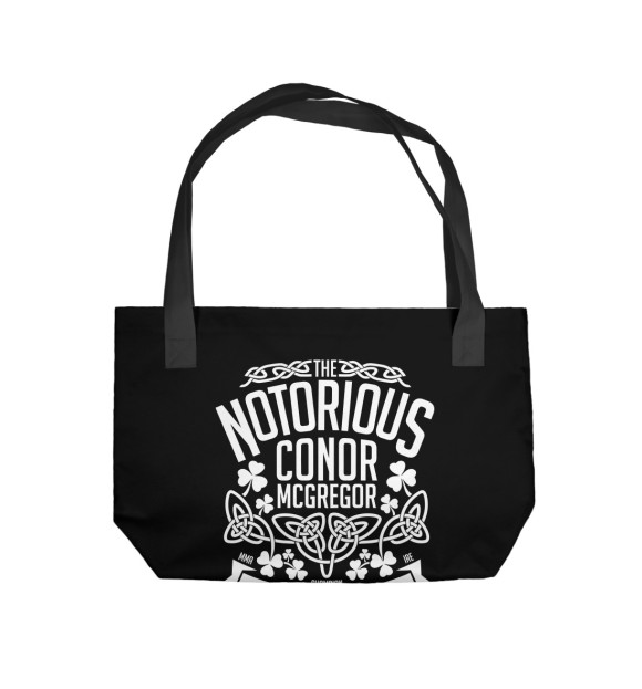 Пляжная сумка с изображением Конор МакГрегор цвета 
