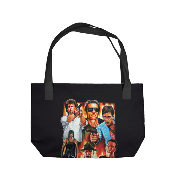 Пляжная сумка с изображением Фильмы 90-х цвета 