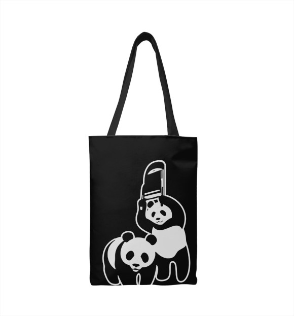 Сумка-шоппер с изображением WWF Panda цвета 