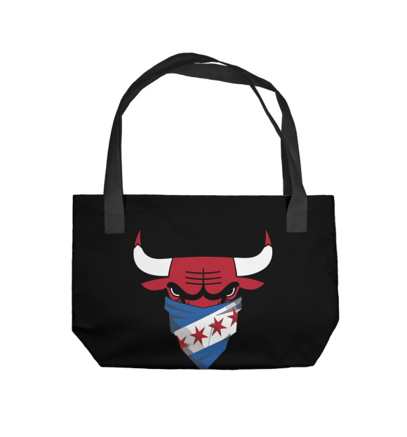 Пляжная сумка с изображением USA Bulls цвета 