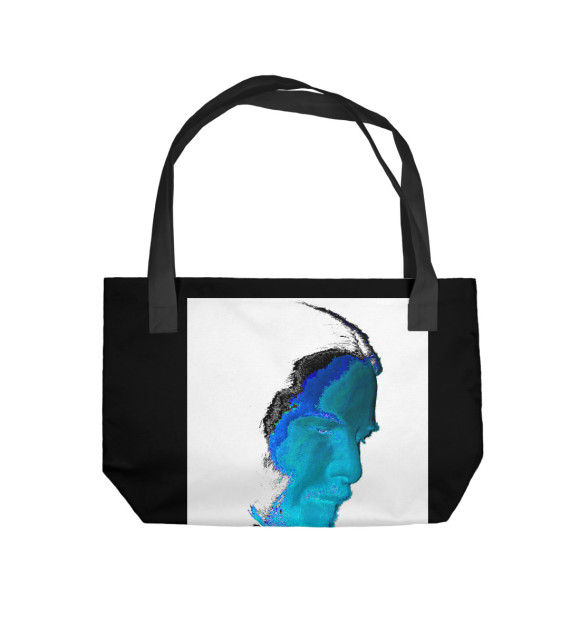 Пляжная сумка с изображением Джон Уик цвета 