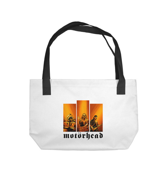 Пляжная сумка с изображением Motrhead цвета 