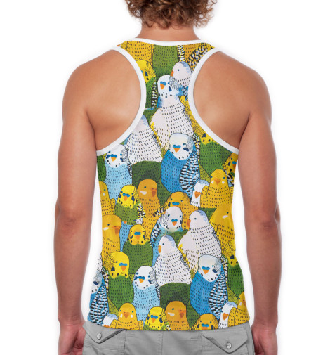 

Майки борцовки Print Bar, Белый, Попугаи