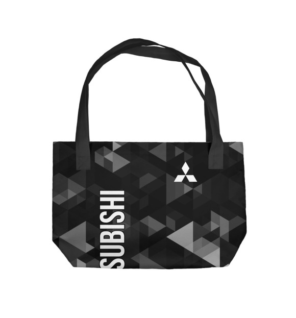 Пляжная сумка с изображением MITSUBISHI цвета 