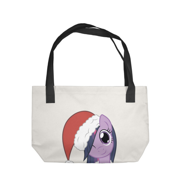 Пляжная сумка с изображением Pony цвета 