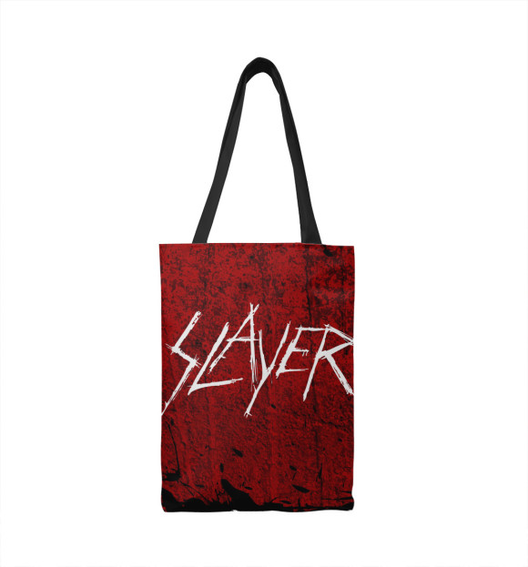 Сумка-шоппер с изображением Slayer Red цвета 