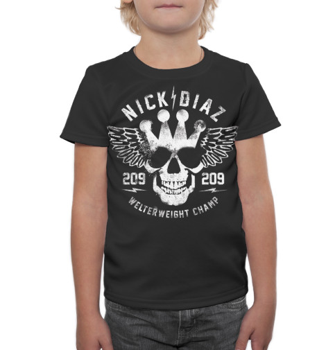 

Футболки Print Bar, Черный, Ник Диас