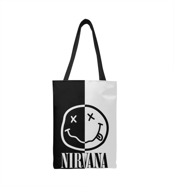 Сумка-шоппер с изображением Nirvana цвета 