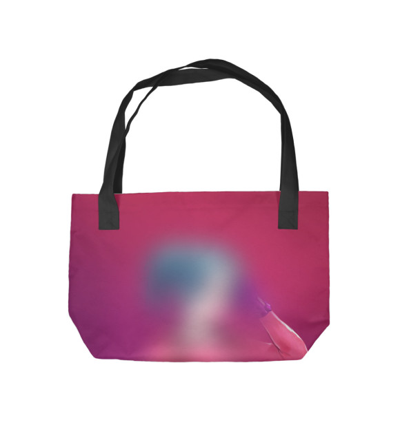Пляжная сумка с изображением Мишка цвета 