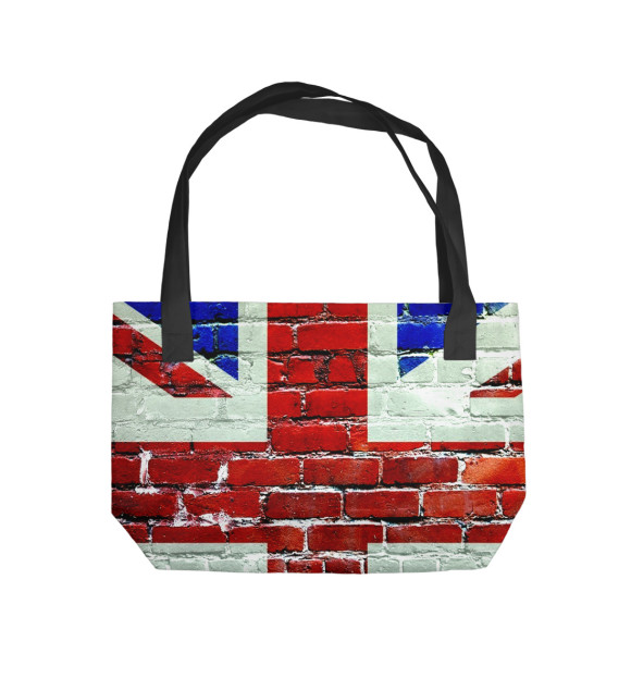 Пляжная сумка с изображением Великобритания цвета 