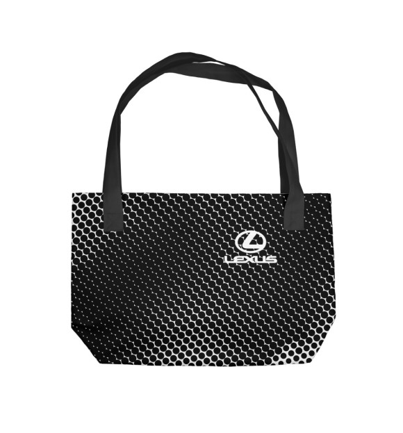 Пляжная сумка с изображением Lexus цвета 