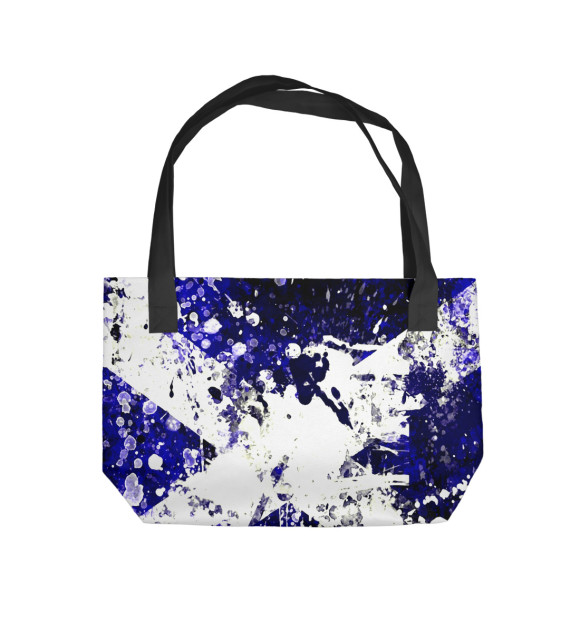 Пляжная сумка с изображением Шотландия цвета 