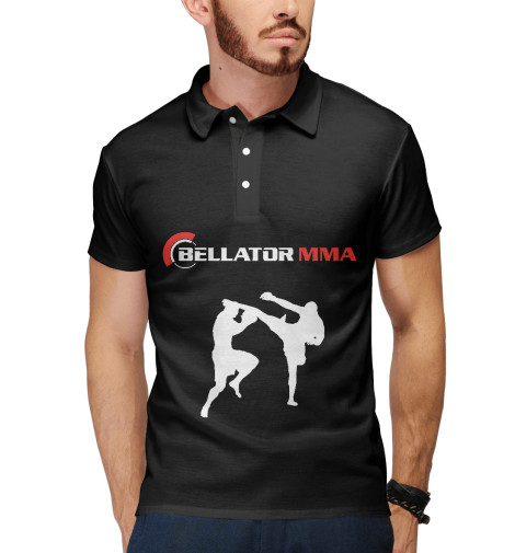 

Поло Print Bar, Белый, MMA