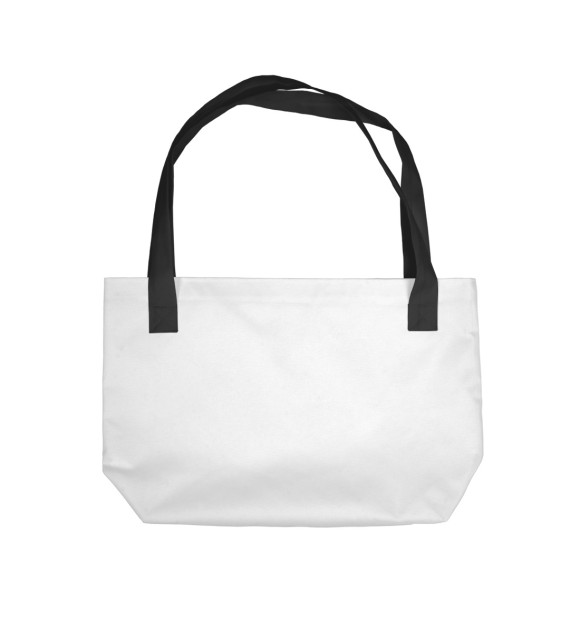 Пляжная сумка с притом Кот в капюшоне цвета  Пляжная сумка с изображением Кот в капюшоне цвета