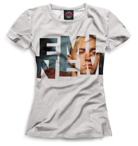 

Футболки Print Bar, Белый, Eminem