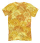 Мужская футболка Жёлтые цветы