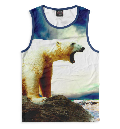 

Майки Print Bar, Белый, Медведи