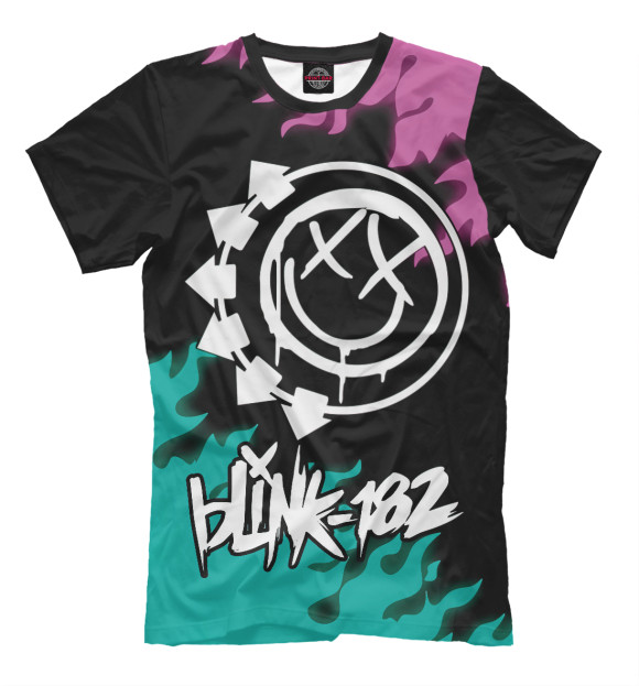 Футболка для мальчиков с изображением Blink-182 цвета Белый