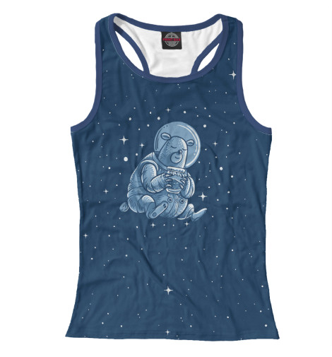 

Майки борцовки Print Bar, Белый, Sleeping Space Bear