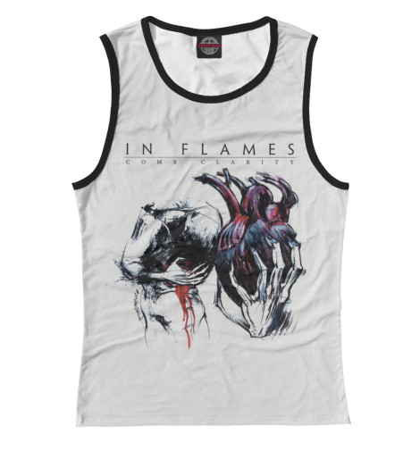 

Майки Print Bar, Белый, In Flames