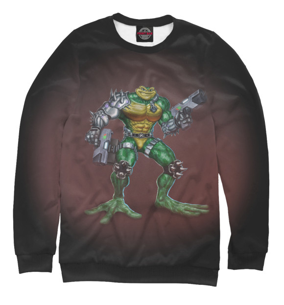 Свитшот для мальчиков с притом Battletoads (ART) QUANTER цвета Белый Свитшот для мальчиков с изображением Battletoads (ART) QUANTER цвета Белый