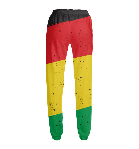 Женские спортивные штаны с изображением Reggae цвета Белый