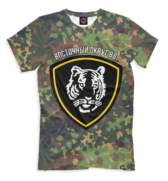 Футболка для мальчиков с изображением Восточный Округ ВВ цвета Серый