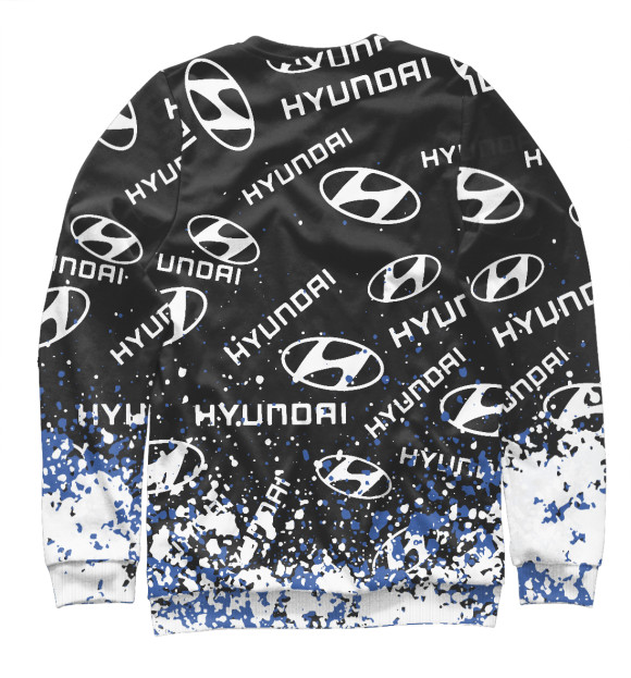 Свитшот для мальчиков с изображением Hyundai цвета Белый
